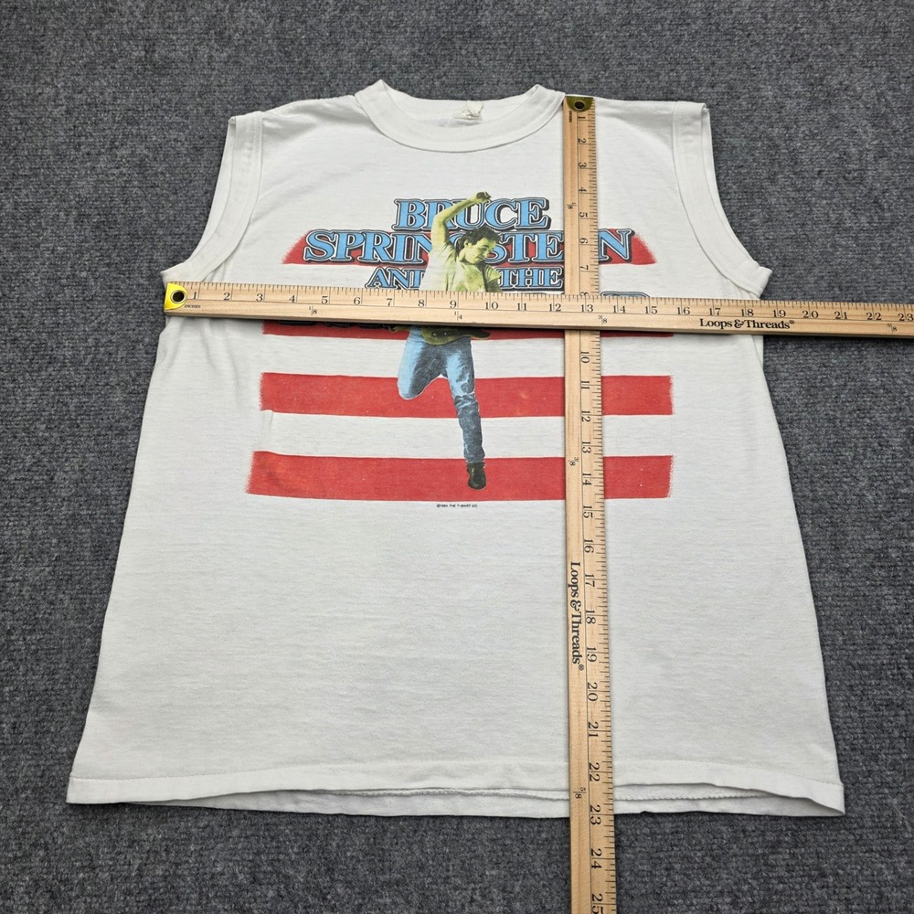 Vintage 1984 Bruce Springsteen Born In The USA Tour Muscle Shirt Sleeveless OG - Picture 5 of 7